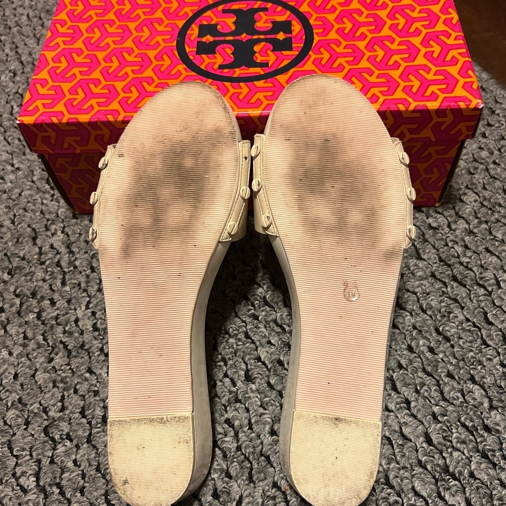 Tory Burch Tan Slide Sandals - Picture 4 of 4